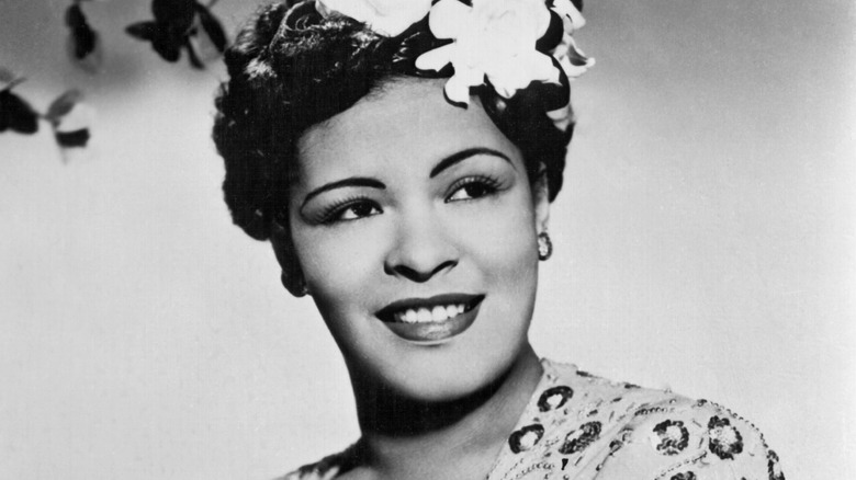 Billie Holiday smiling
