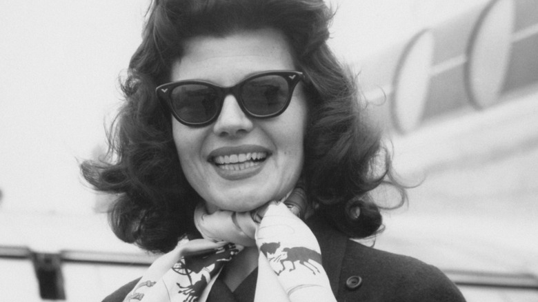 Rita Hayworth in glasses