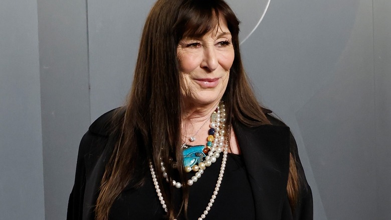 Anjelica Huston attending the 2026 Vanity Fair Oscar Party.