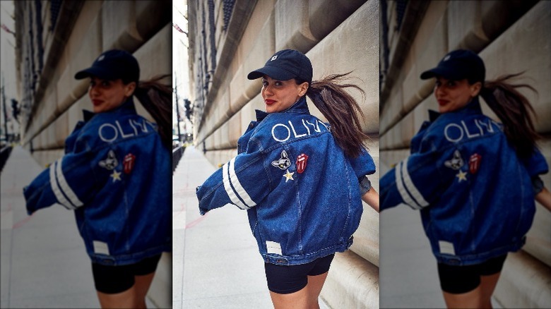 Olivia Amato walking