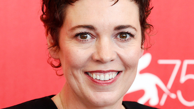 Olivia Colman smiling