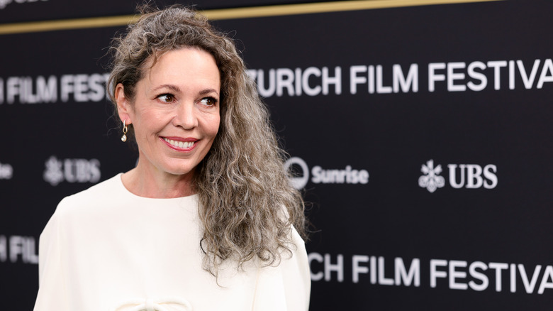 Olivia Colman smiling