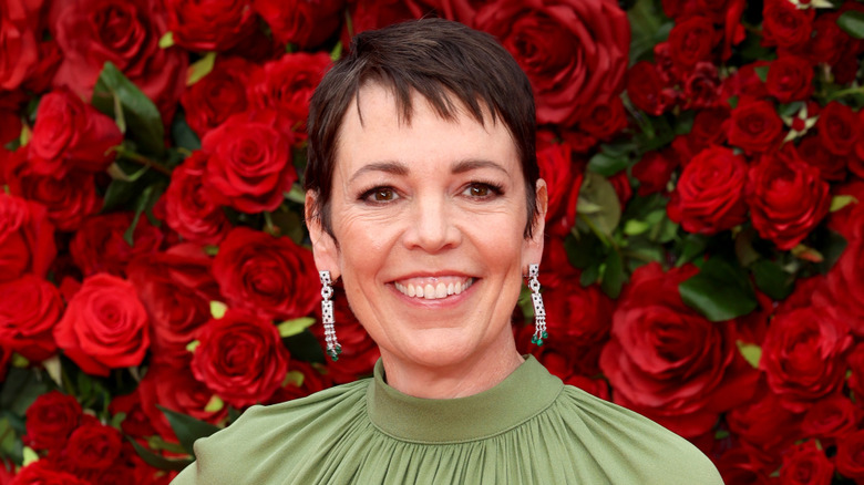 Olivia Colman smiling