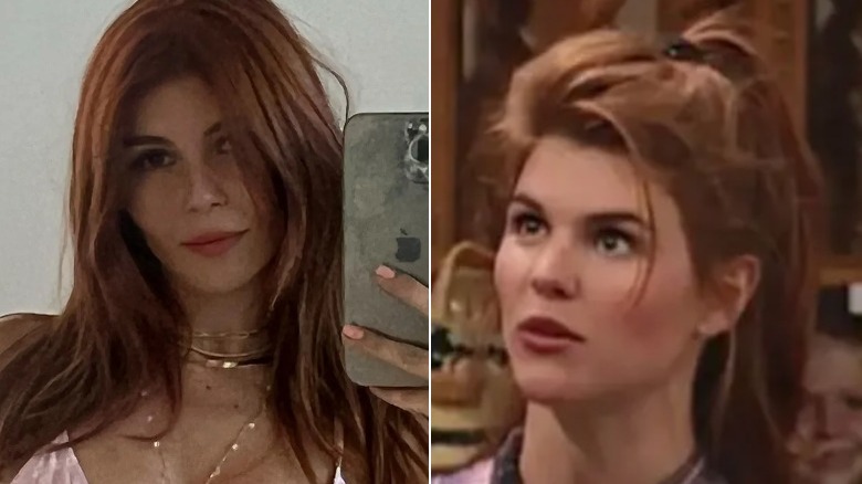 Olivia Jade and Lori Laughlin red hair side by side