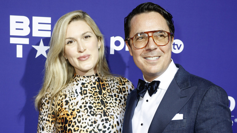 Olivia Nuzzi and Ryan Lizza at the 2023 White House Correspondents dinner