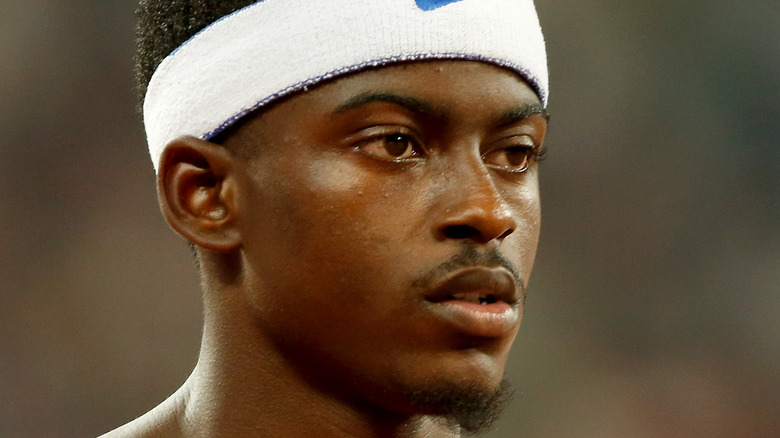  Trayvon Bromell side profile