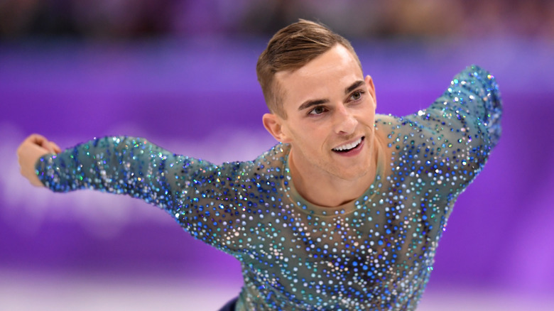 Adam Rippon at the PyeongChang Olympics