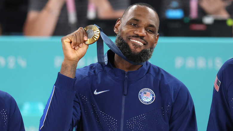 LeBron James at the Paris Olympics