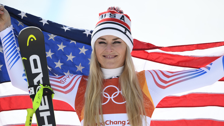 Lindsey Vonn at the PyeongChang Olympics