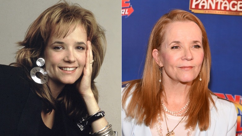 Lea Thompson in the '80s and now
