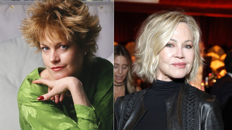 Melanie Griffith in the '80s and now