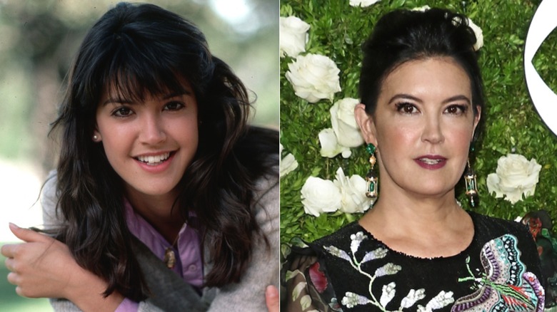 Phoebe Cates in the '80s and now