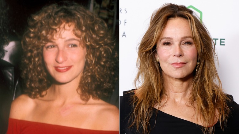 Split image of Jennifer Grey in 1987 and 2025