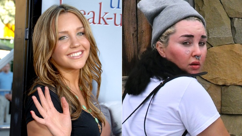 Amanda Bynes in the '00s and now