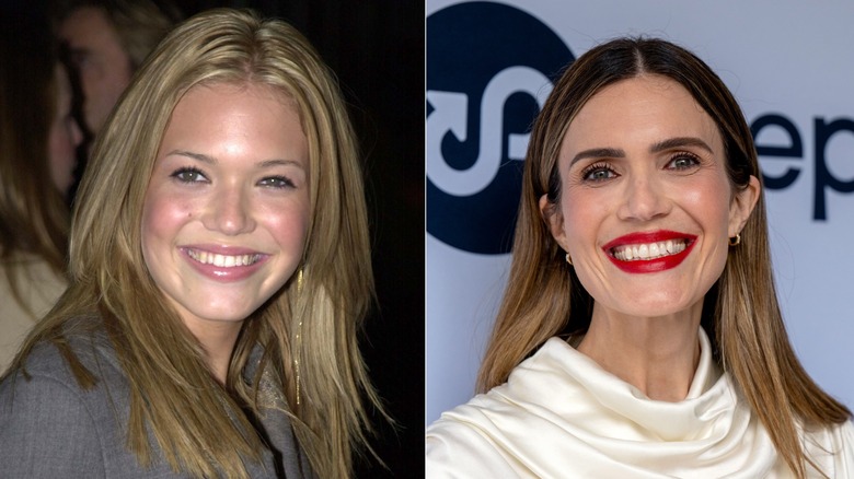 Mandy Moore in the '00s and now