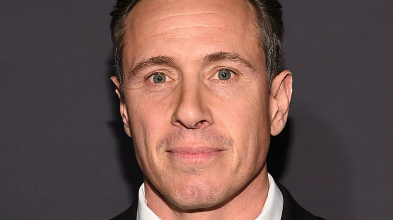 Chris Cuomo poses on the red carpet