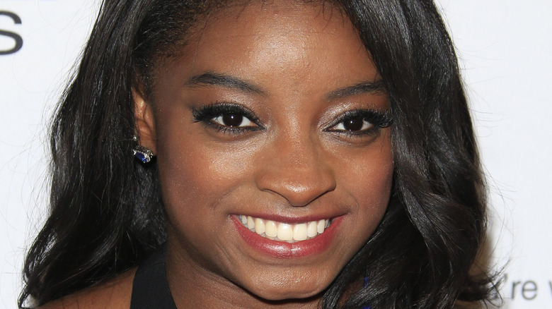 Simone Biles smiling