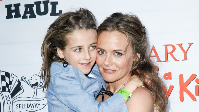 Alicia Silverstone and son Beau