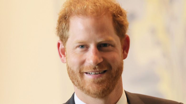 Prince Harry smiling