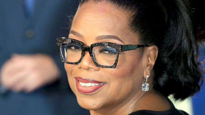 Oprah Winfrey wearing glasses