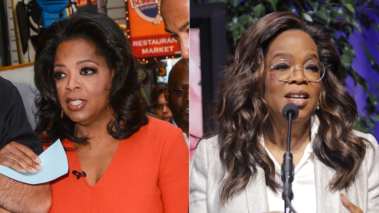 Oprah Winfrey at the ABC Times Square Studios in 2012/Oprah Winfrey at the 40th Santa Barbara International Film Festival