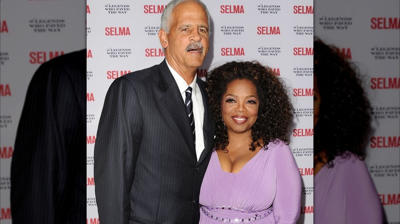 Stedman Graham and Oprah Winfrey at a Legends Who Paved the Way Gala