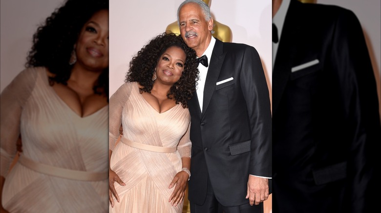 Oprah Winfrey and Stedman Graham at the 87th Academy Awards