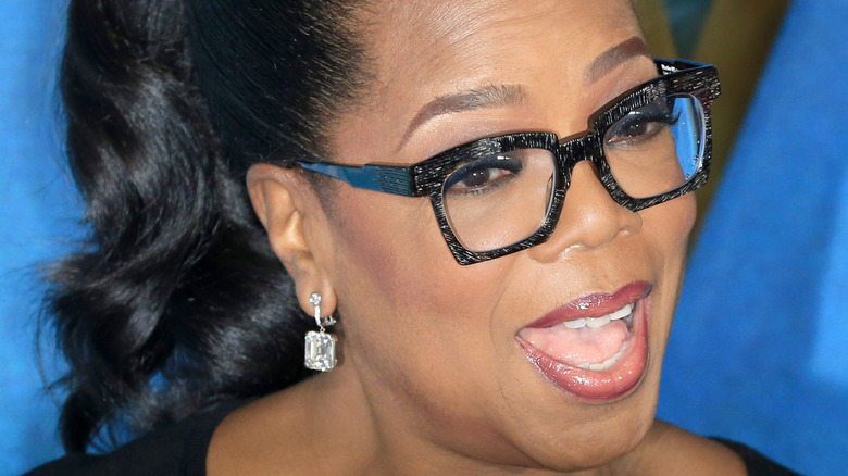 Oprah Winfrey talking