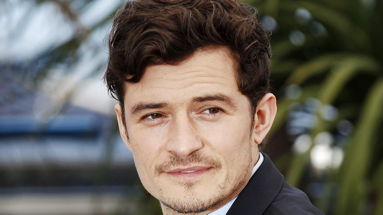 Orlando Bloom smiles