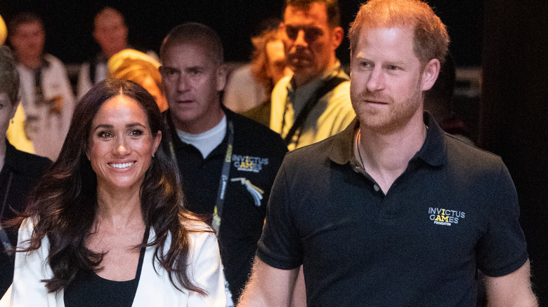 Prince Harry and Meghan Markle at the Invictus Games