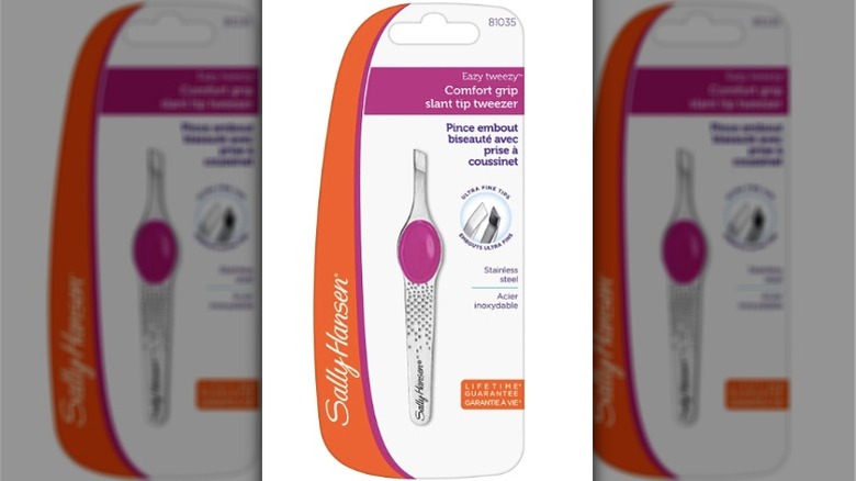The Sally Hansen Eazy Tweezy Comfort Grip Tweezers