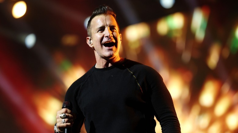 Scott Stapp performs at the Palomino Stage during the 2025 Stagecoach Festival in Indio, CA