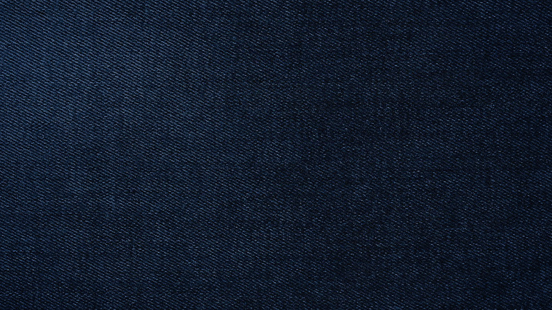 Dark indigo denim swatch