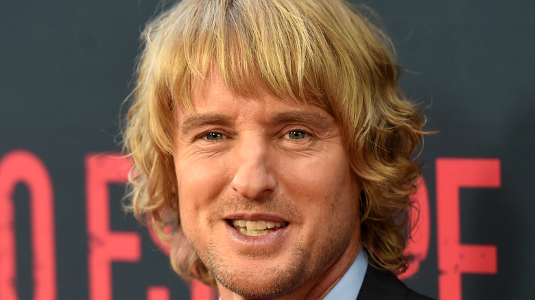 Owen Wilson smiles on the red carpet