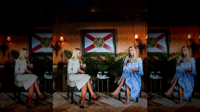 Attorney General Pam Bondi and Ivanka Trump at the Columbia Restaurant