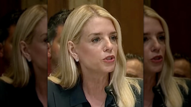 Pam Bondi talking
