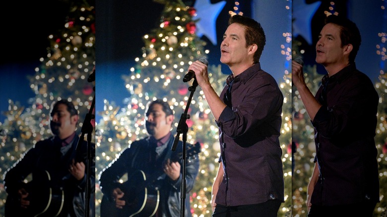 Pat Monahan performing in "Christmas in Tahoe"