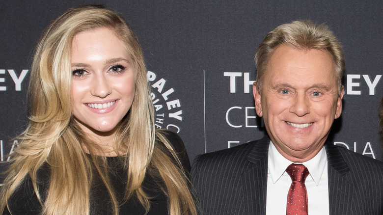 Maggie Sajak with father Pat Sajak