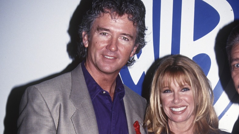 Patrick Duffy and Suzanne Somers smiling