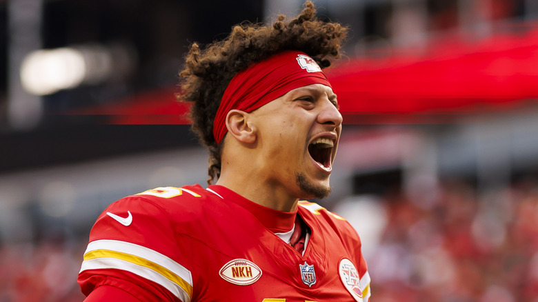 Patrick Mahomes yelling