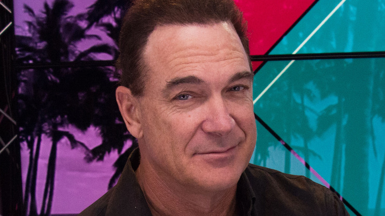 Patrick Warburton on a TV set in 2019