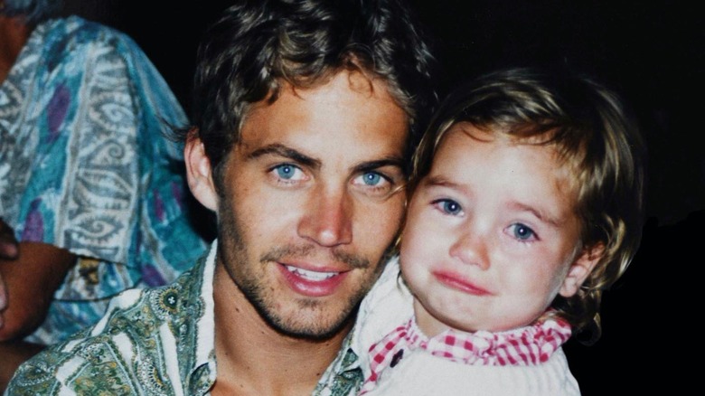 Meadow Walker as a baby