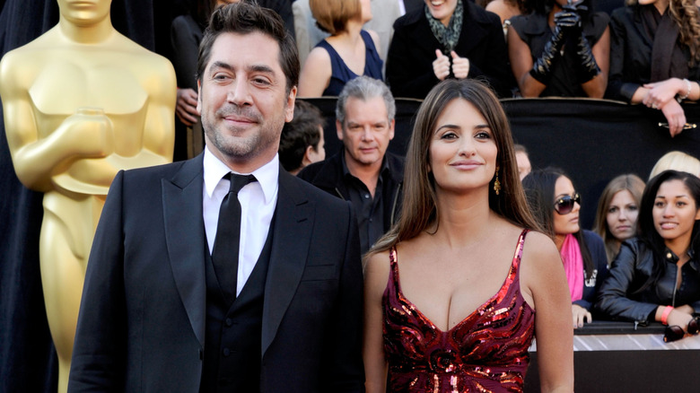 Javier Bardem and Penélope Cruz smiling