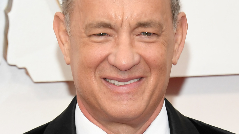 Tom Hanks smiling at Oscars