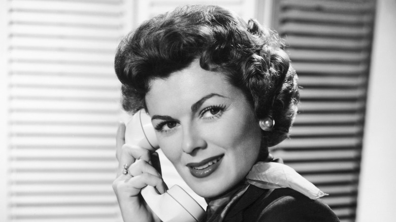 Barbara Hale as Della Street in an episode of "Perry Mason"