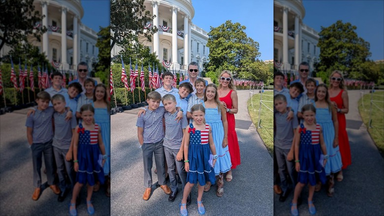 Pete Hegseth with his family