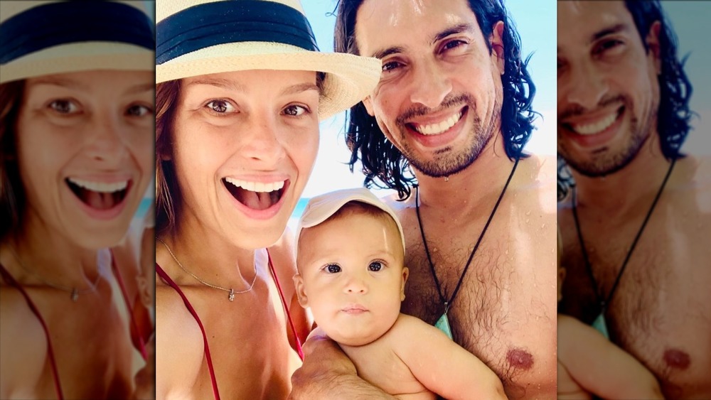 Petra Nemcova with her son Bodhi and husband Benjamin