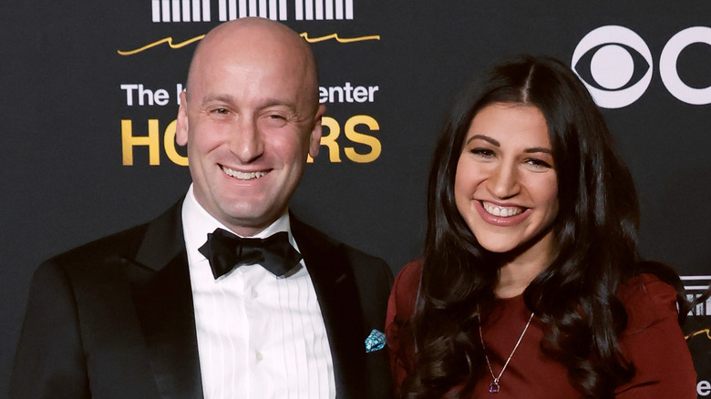 Stephen and Katie Miller posing