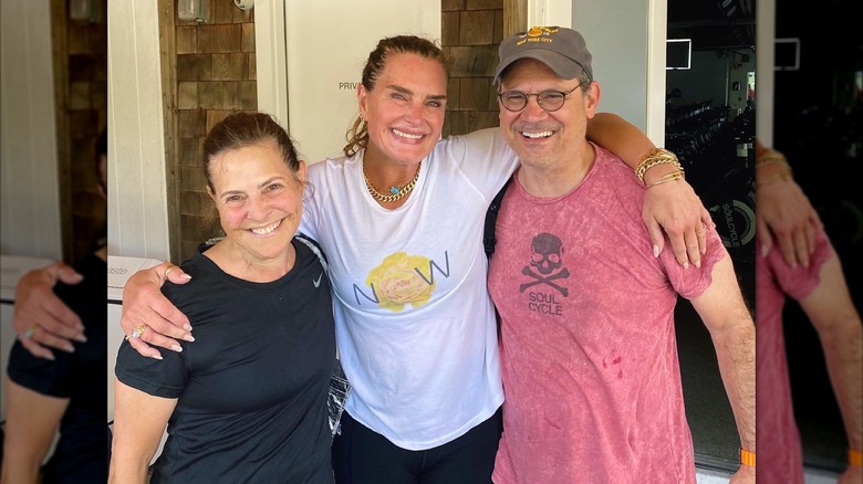 Brooke Shields with Jay Diamond and Alexandra Lebenthel