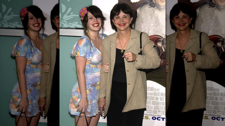 Emily Hudson and Cindy Williams at premiere together